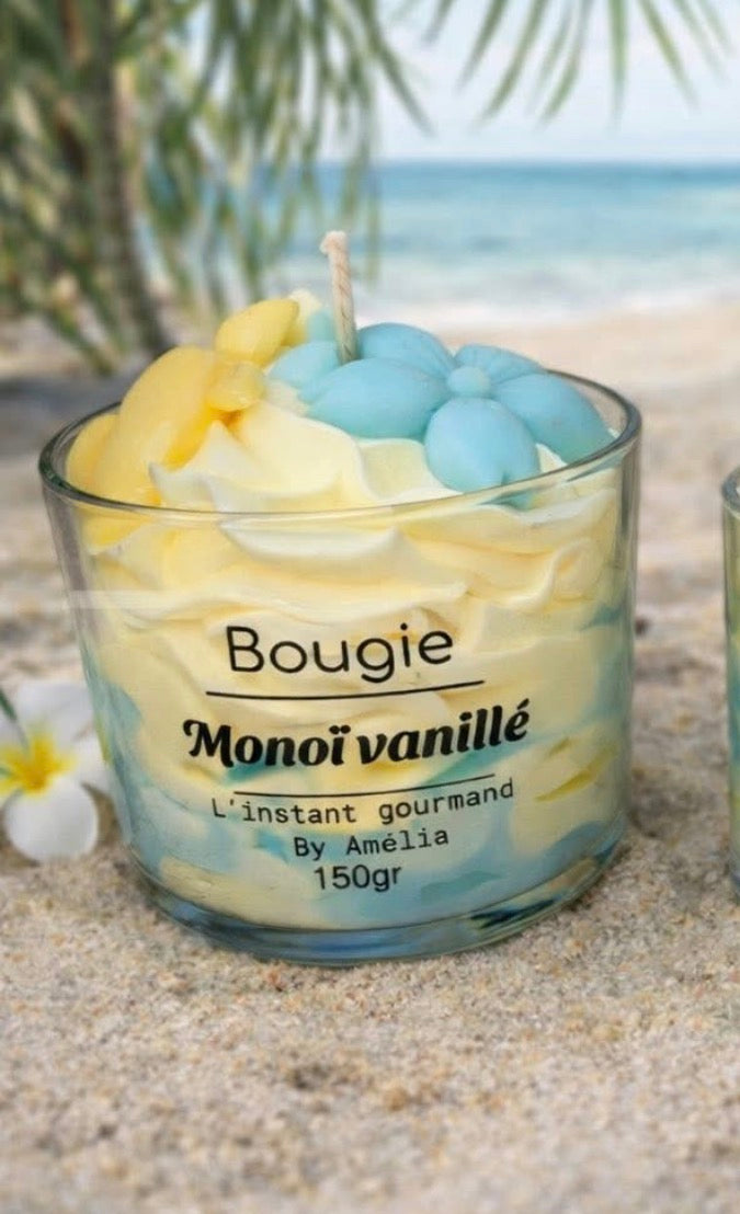 Bougie monoï vanillé