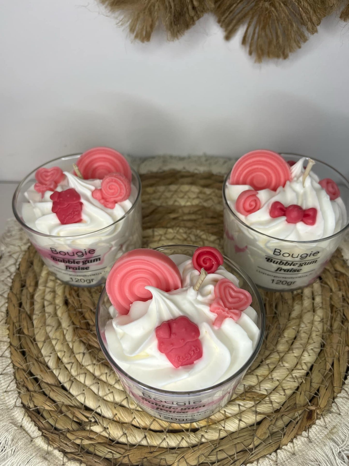 Bougie Bubble gum fraise