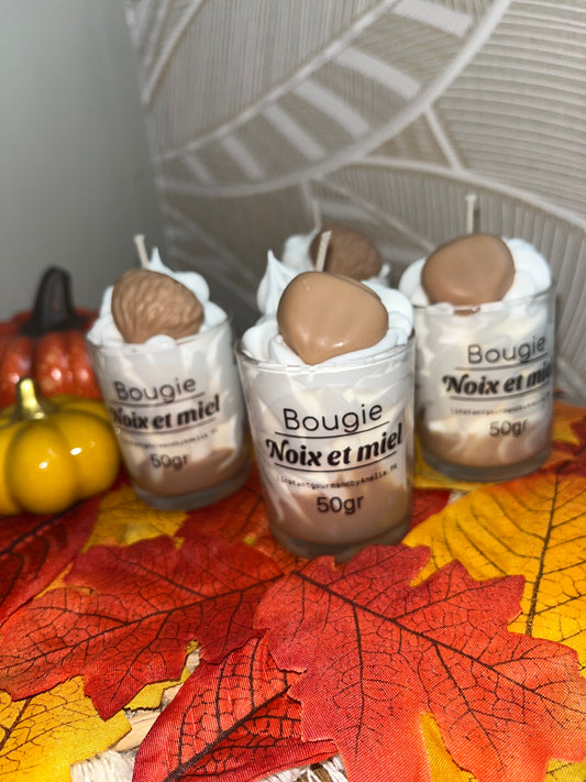 Mini bougie Noix et Miel