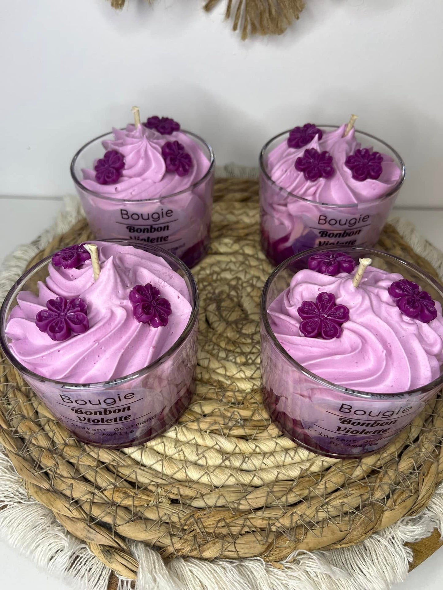 Bougie Bonbon Violette