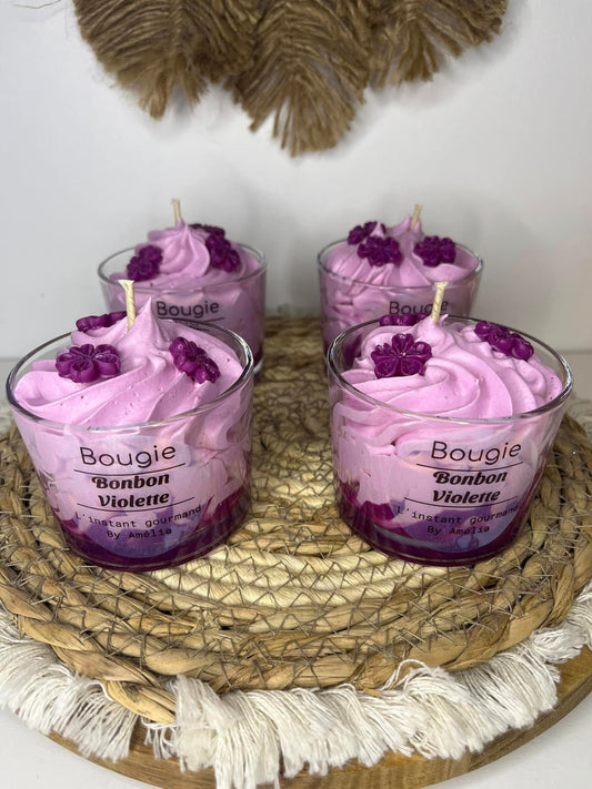 Bougie Bonbon Violette