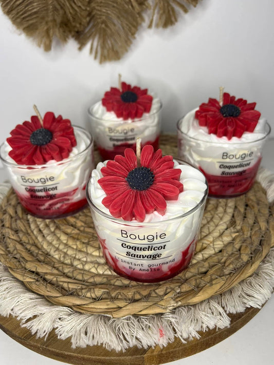 Bougie Coquelicot sauvage