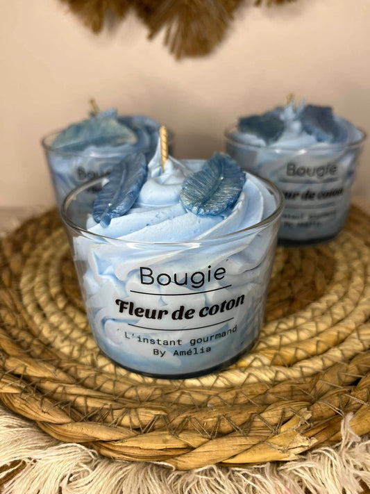 Bougie fleur de coton