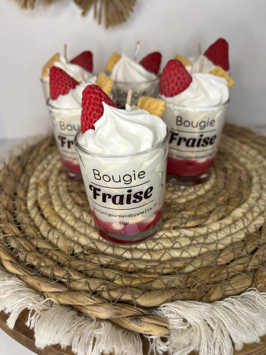 Mini bougie Fraise