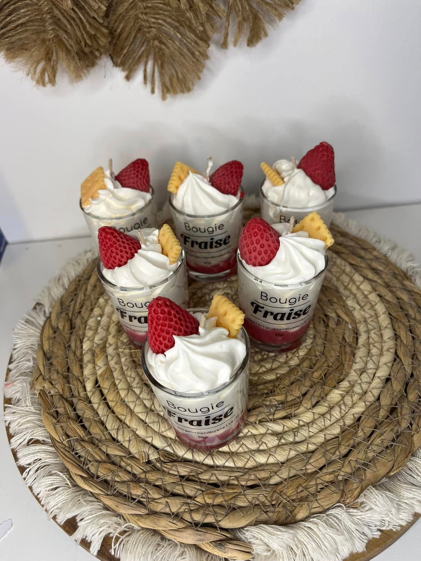 Mini bougie Fraise