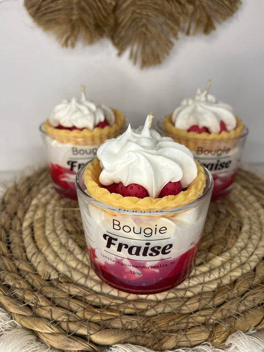 Bougie Fraise