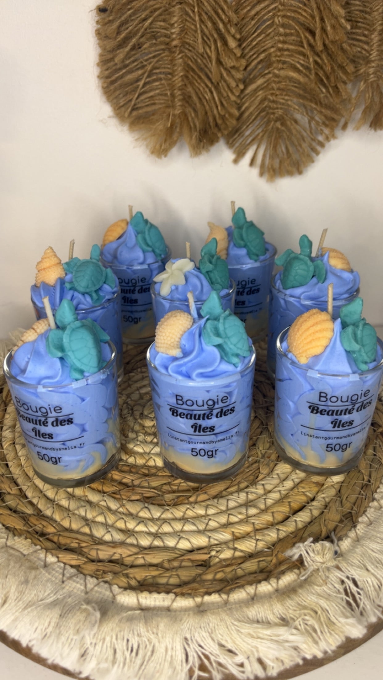 Mini bougie beauté des îles