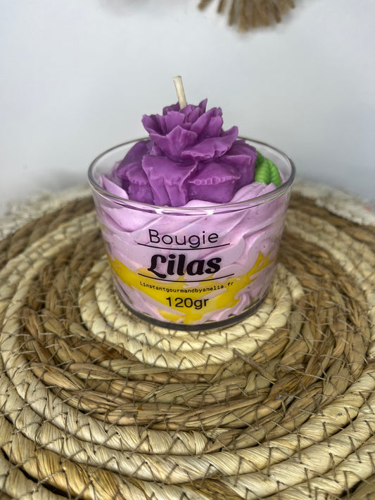 Bougie lilas