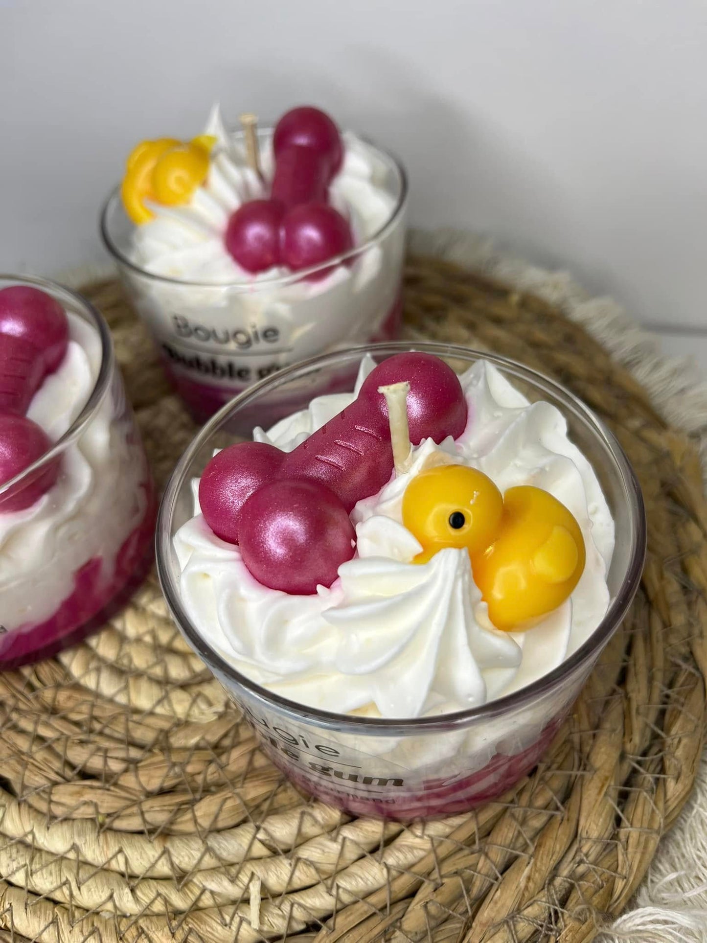 Bougie Bubble Gum fraise