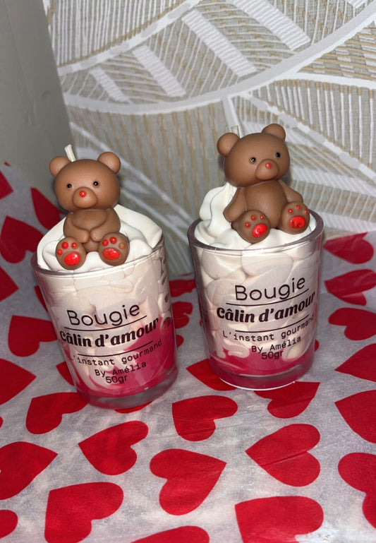 Mini bougie câlin d’amour