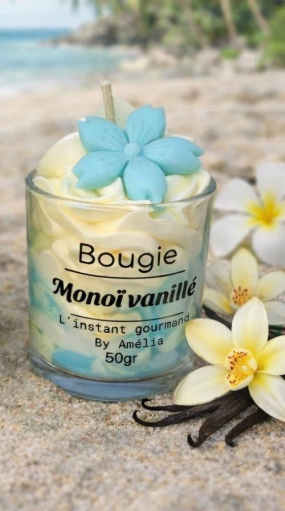 Mini bougie monoï vanillé