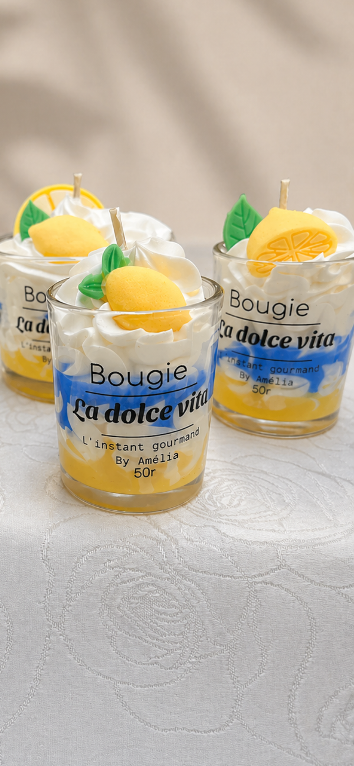 Mini bougie la dolce vita