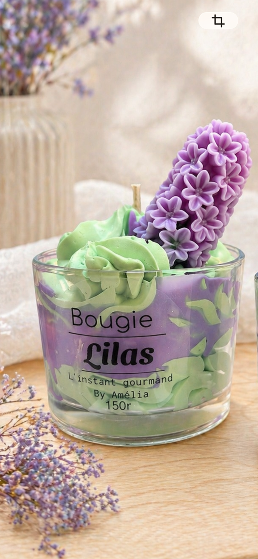 Bougie lilas