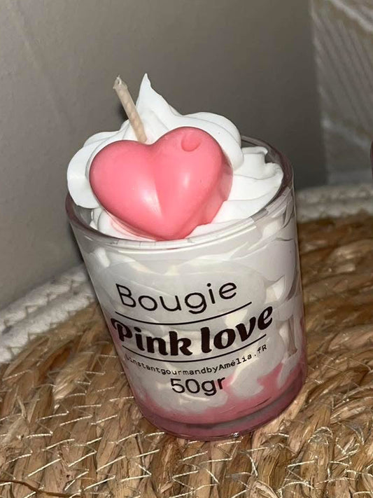 Mini bougies Pink love
