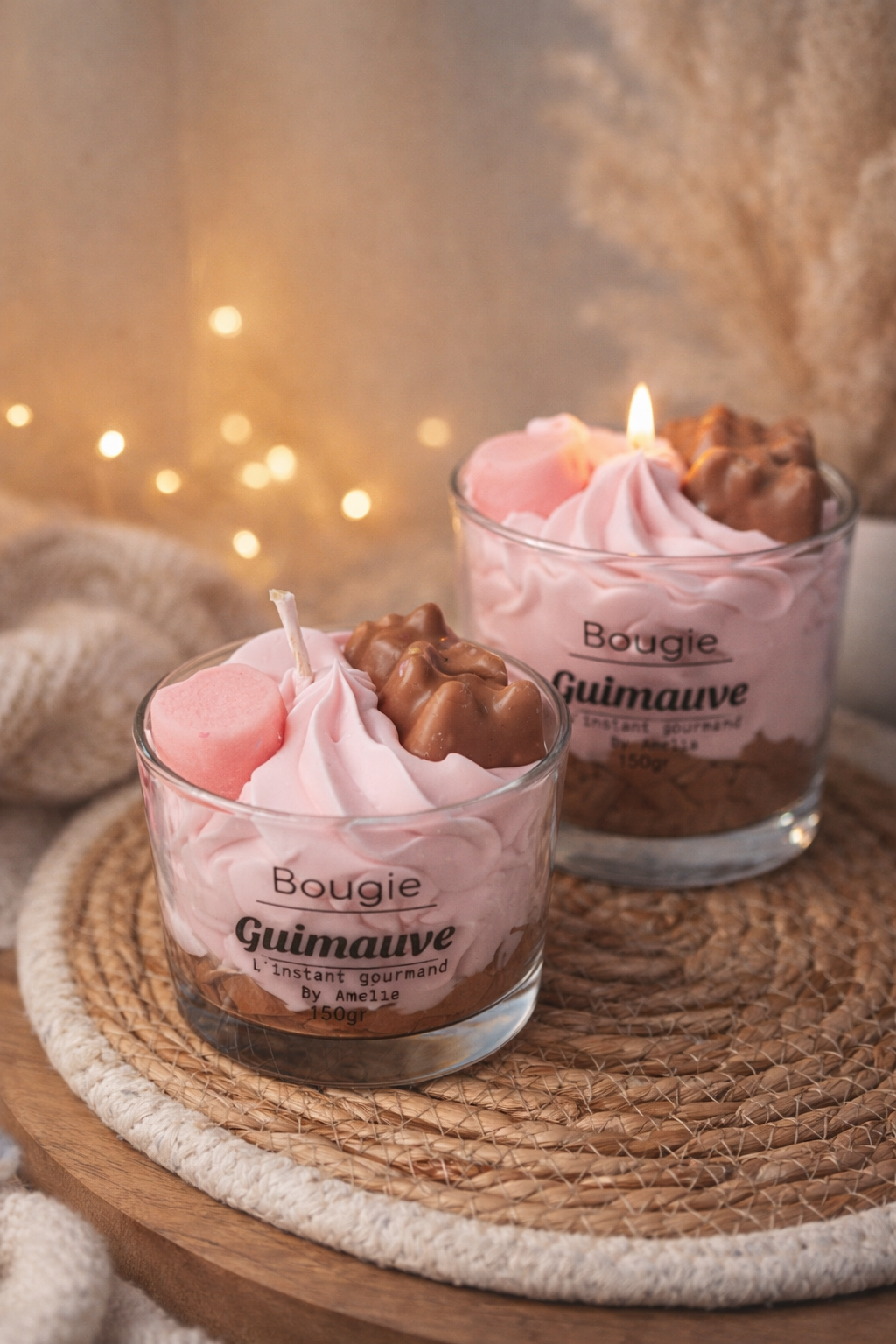 Bougie guimauve