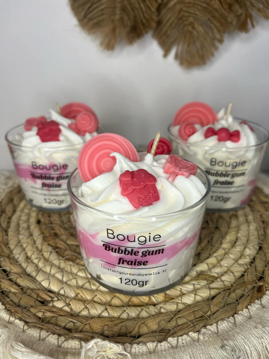 Bougie Bubble gum fraise